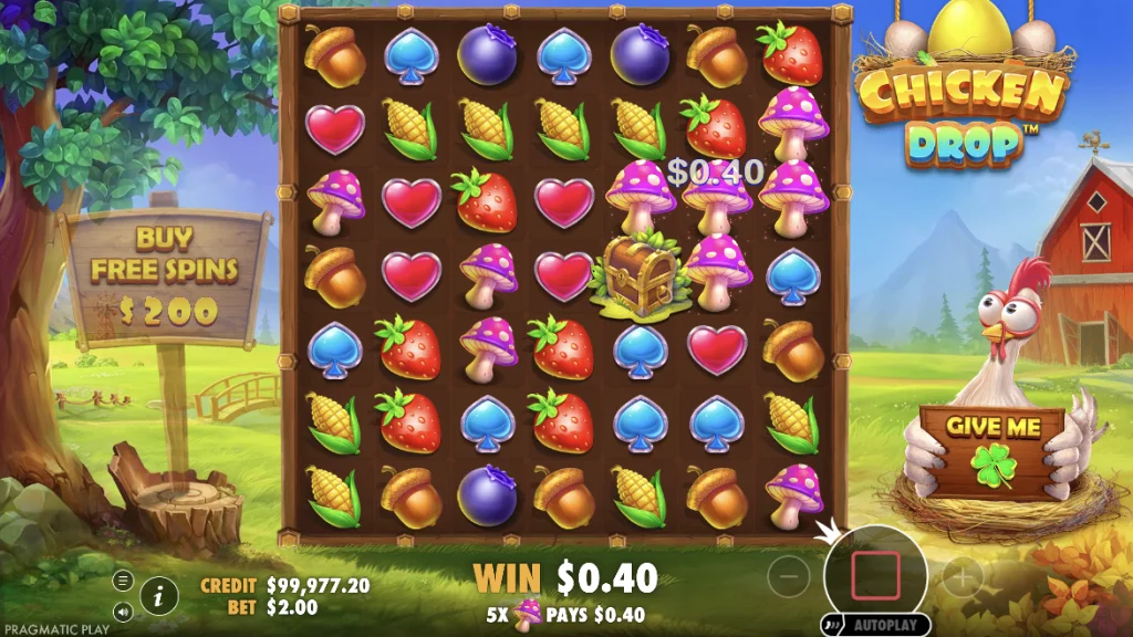 Chicken Drop Demo Spiel