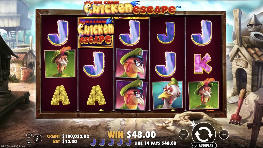 The Great Chicken Escape Glücksspiel