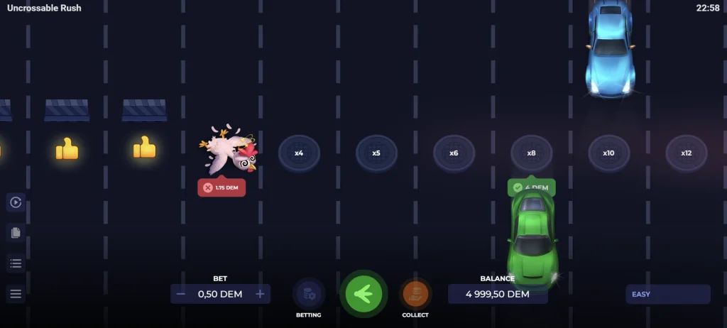 Uncrossable Rush Demo