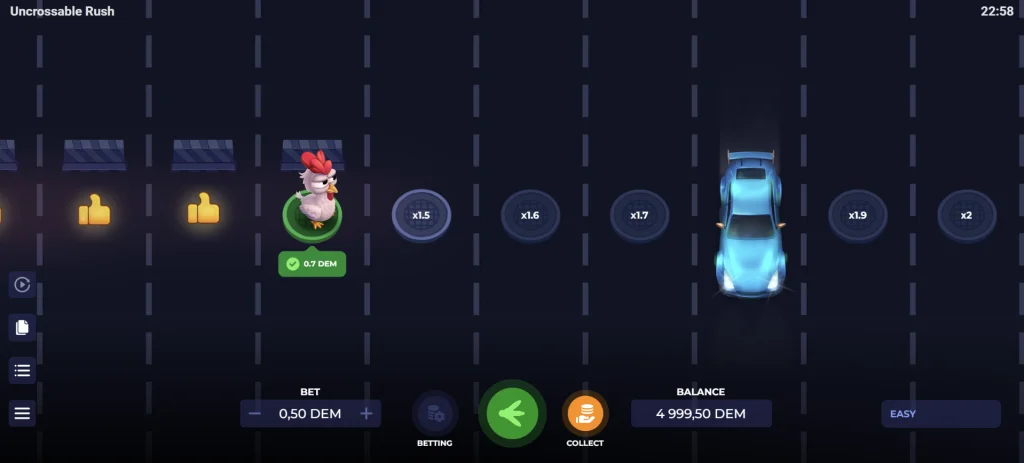 Uncrossable Rush