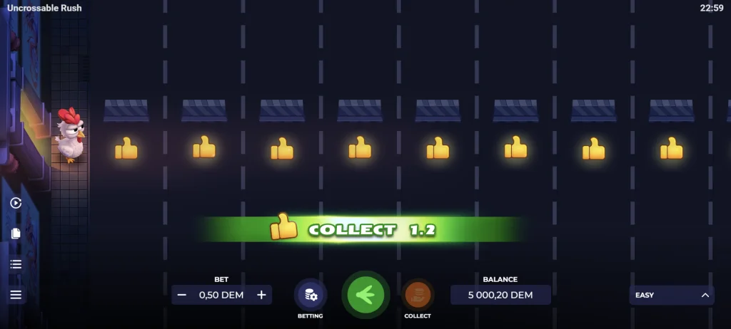 Uncrossable Rush Glücksspiel