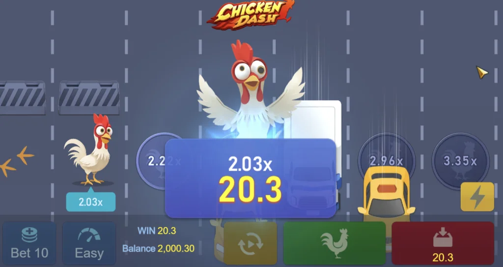 Spiel Chicken Dash