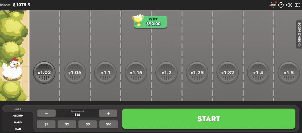 Chicken Route Demo Spiel