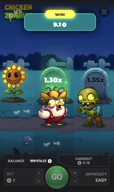 Chicken vs Zombies Glücksspiel