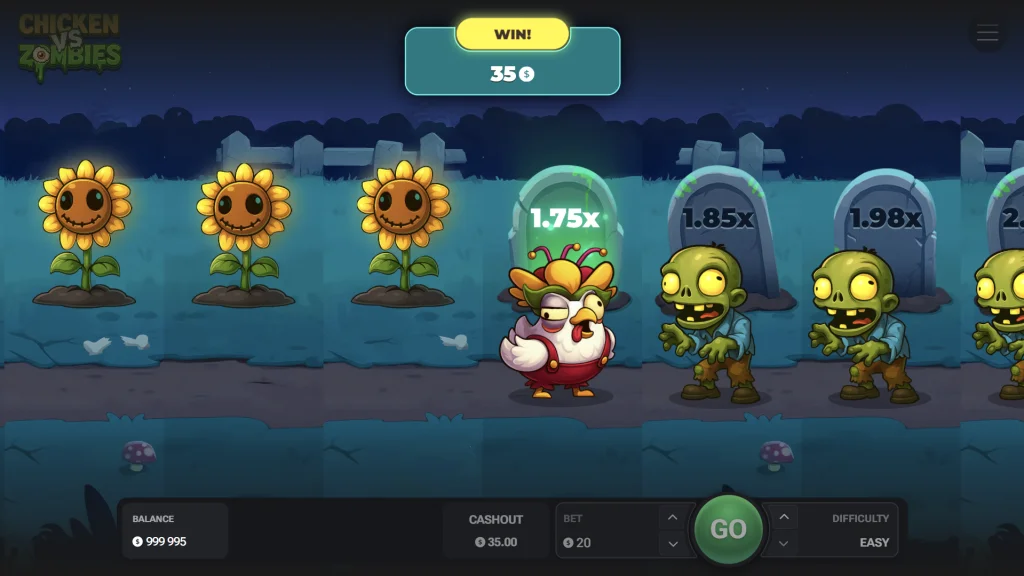 Spiel Chicken vs Zombies