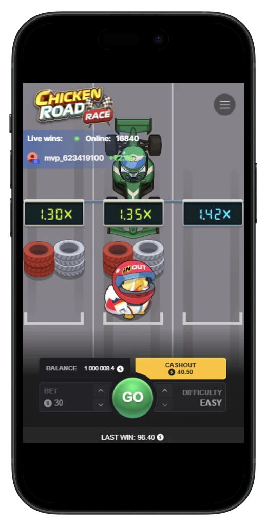 Chicken Road Race Spiel