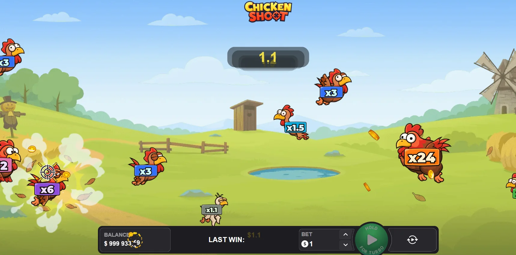 Chicken Shoot Spiel Casino