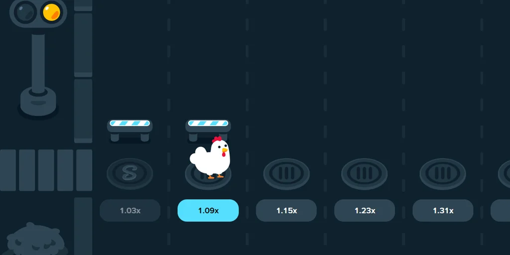 Spiel Chicken von Stake
